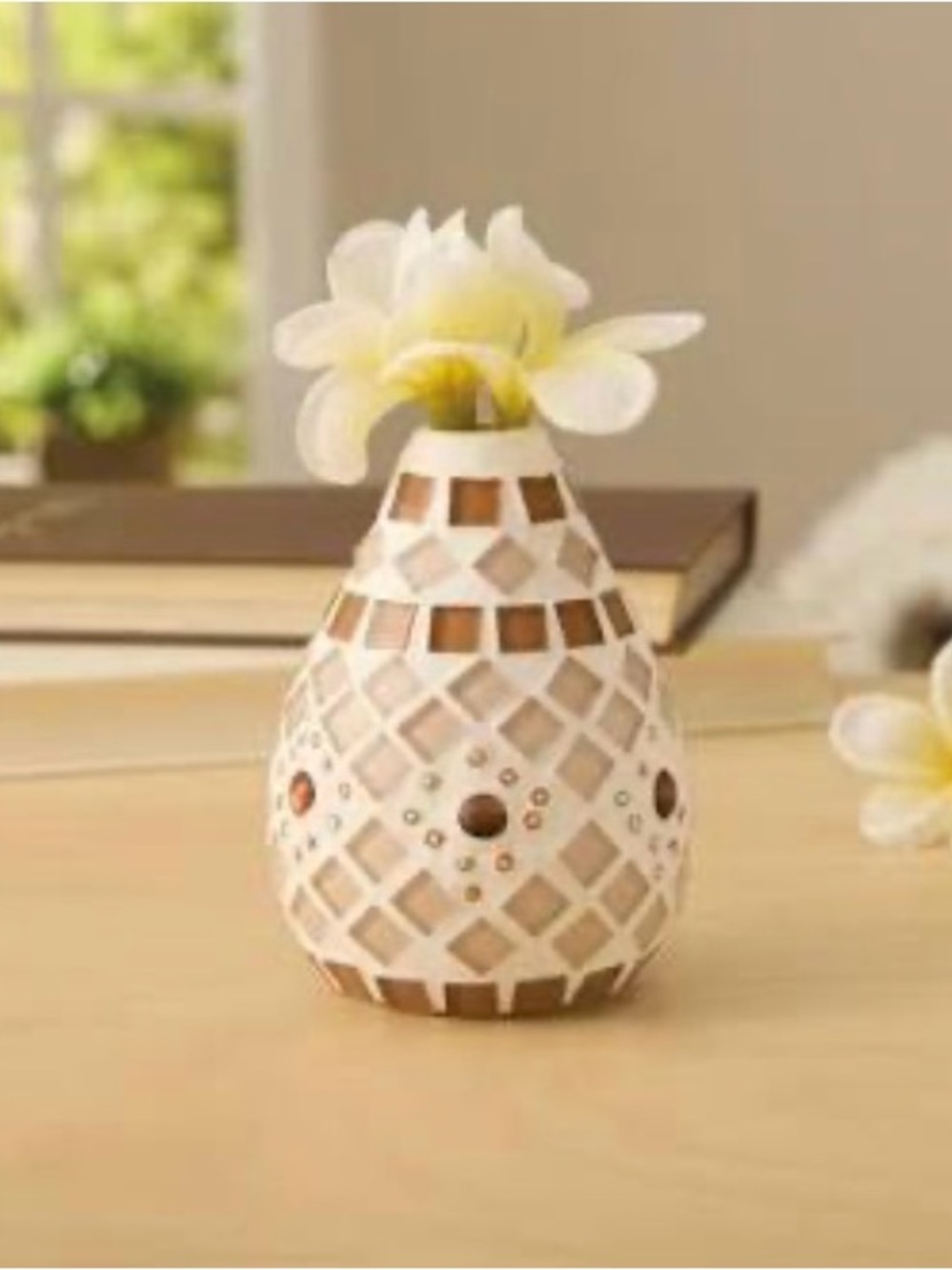 Tan & Brown Mosaic Vase Kit by Make Market